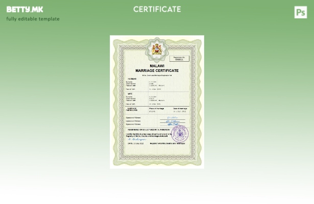 Модерен стил на Малави, шаблон за шаблон Word и PDF